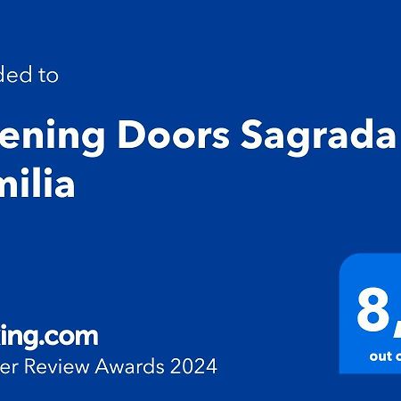 Opening Doors Sagrada Familia Leilighet Barcelona Eksteriør bilde